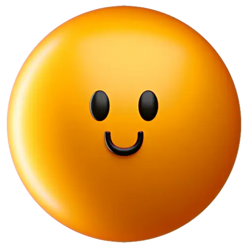 Smiley reaction emoji