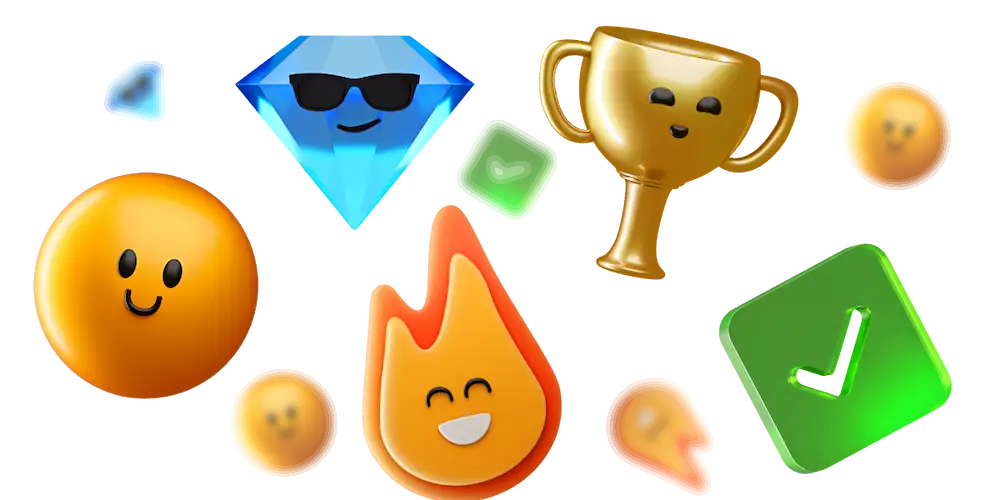 3D reaction emojis
